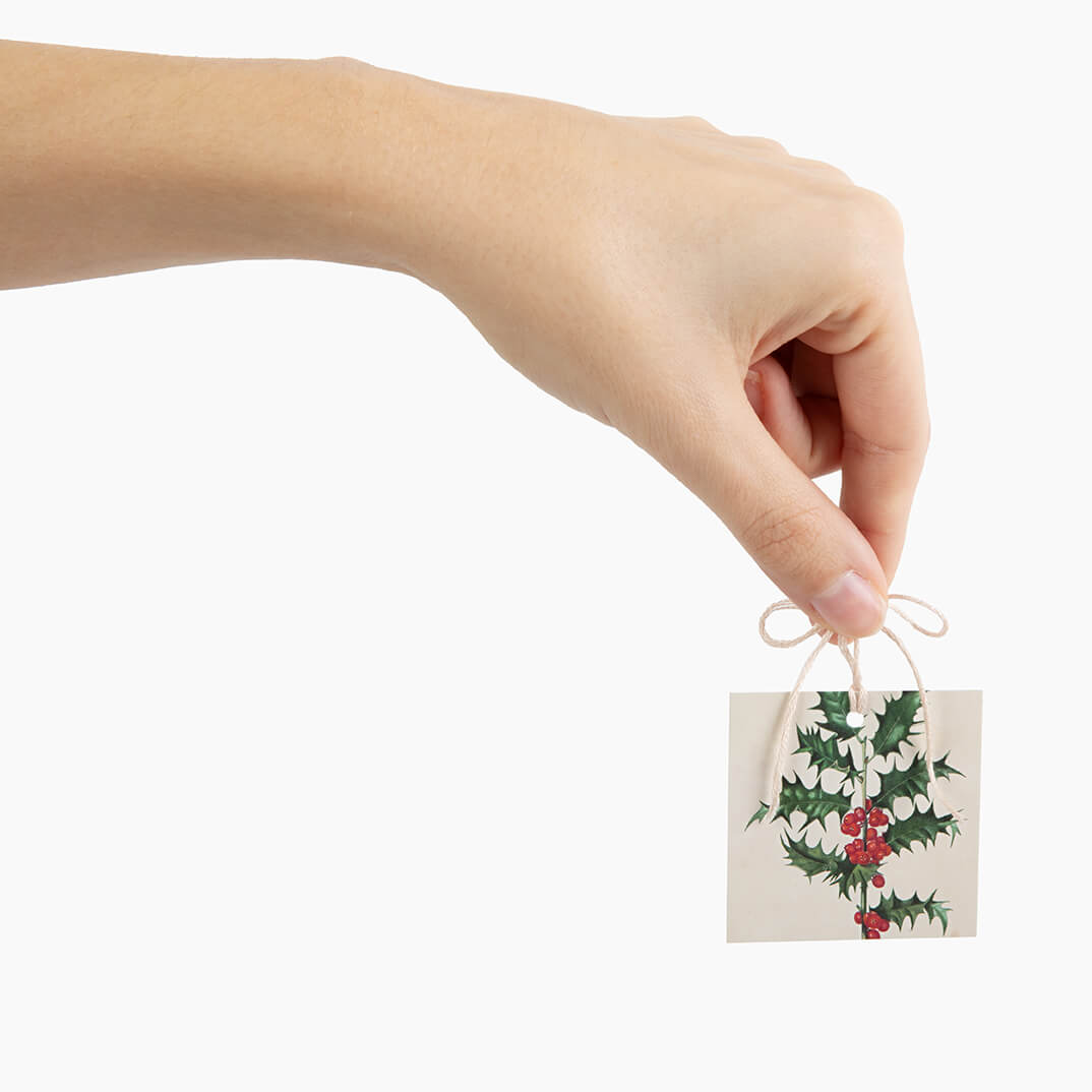 gift wrapped gift tags christmas and holidays heavy paper