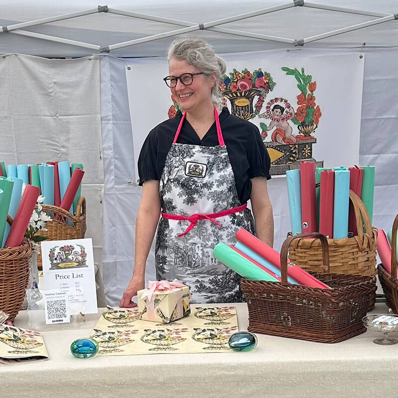 Heather Caldwell owner and founder of Caldwell's Miscellaneous Fancy Goods